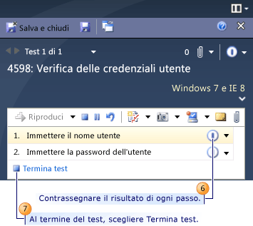 Esecuzione di test con Test Runner