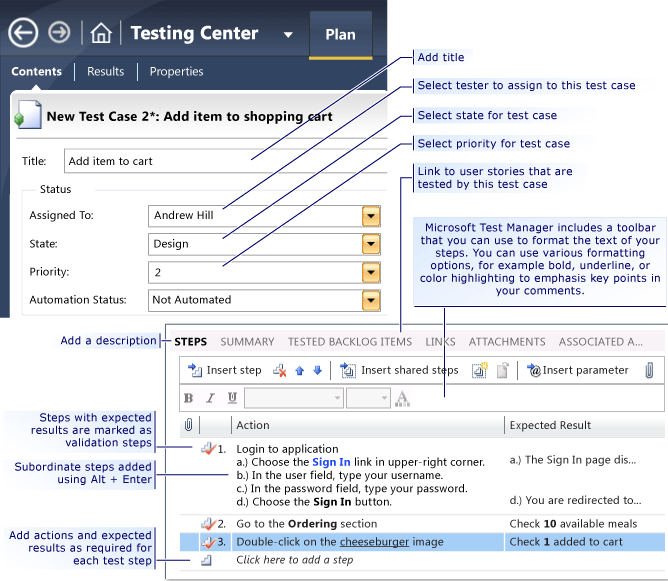 Create a Manual Test Case