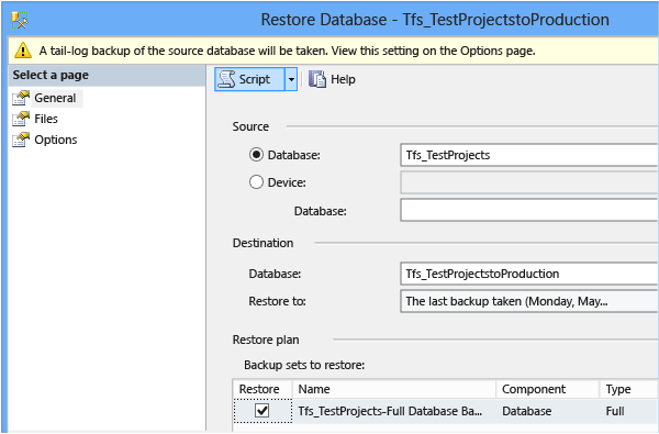 Use the tools provided with SQL Server