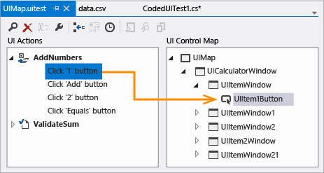 Usare l'editor di test codificati dell'interfaccia utente come supporto per il codice