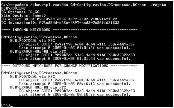 repadmin /showrepl