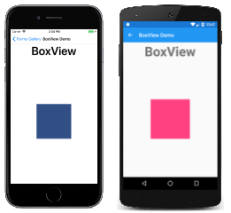 Esempio di BoxView