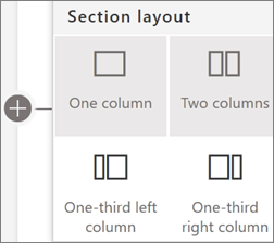 Immagine del pannello Layout di sezione