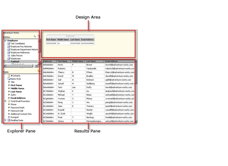 Interfaccia di progettazione query modelli semantici