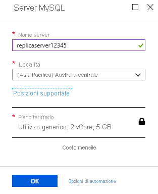 Image showing replication in the Azure portal