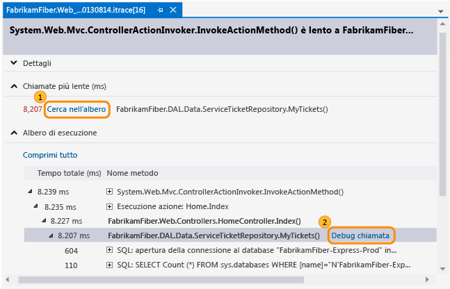 Start debugging from method call