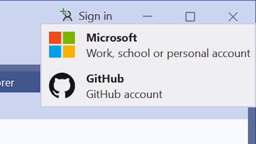 Accesso a GitHub dalla shell di Visual Studio