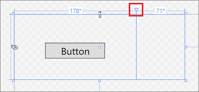 Strumento decorativo griglia nella finestra di progettazione XAML