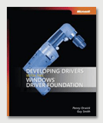 copertina anteriore dello sviluppo di driver con windows driver foundation book.