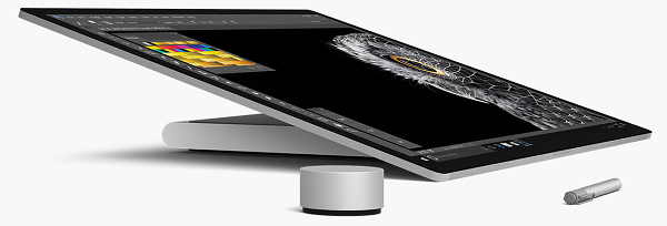 Immagine di Surface Dial con Surface Studio