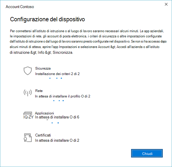 per configurare il dispositivo