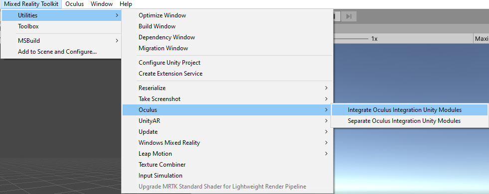 Asmdef di integrazione Oculus