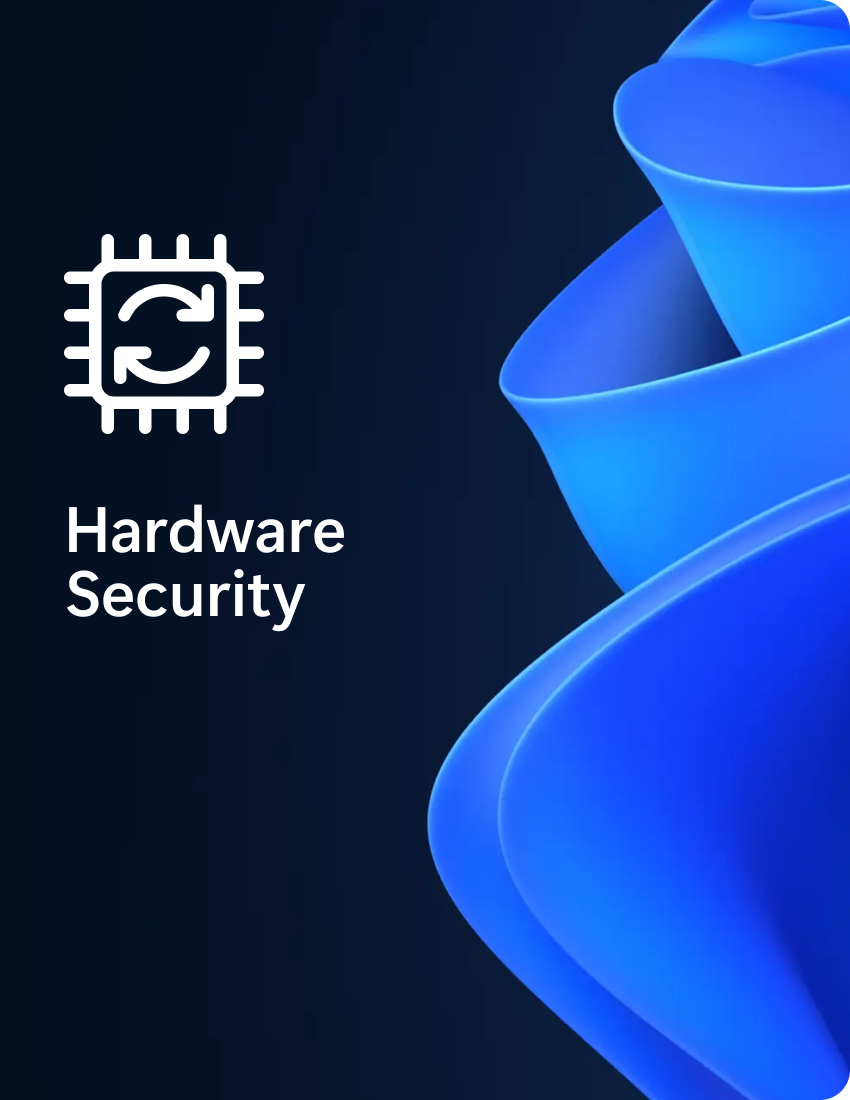 Copertina del capitolo sulla sicurezza hardware.