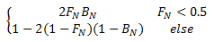 Formula matematica per un effetto chiaro duro.