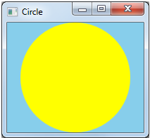 una schermata del programma circle.