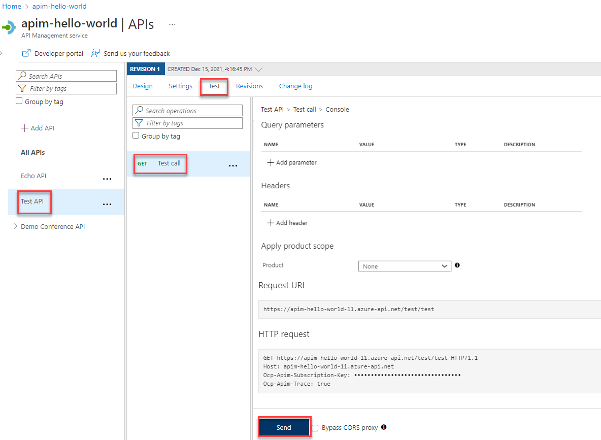 モック API をテストする