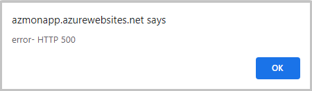 変換の結果として HTTP 500 エラーが発生する