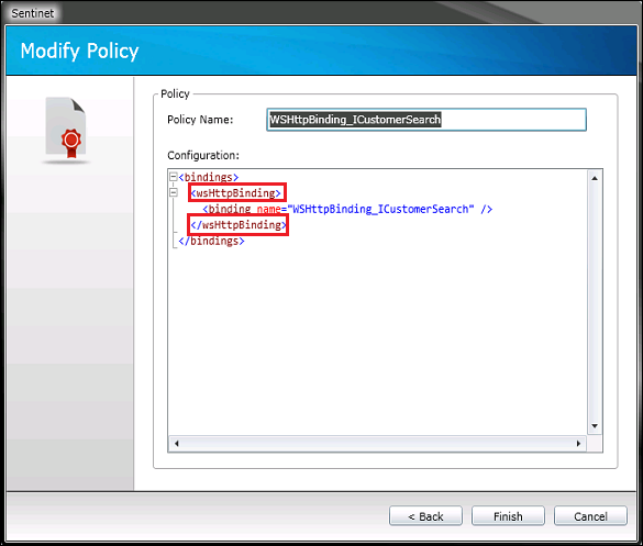 ポリシー バインド SentinetWP_ModifyPolicy_2の更新