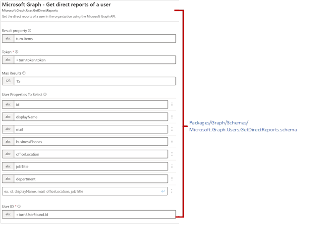 Enterprise People custom action screenshot