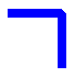 結合された直線を示す図。