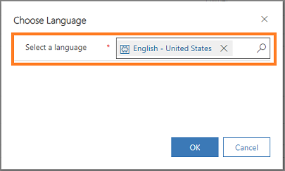 言語を変更します。