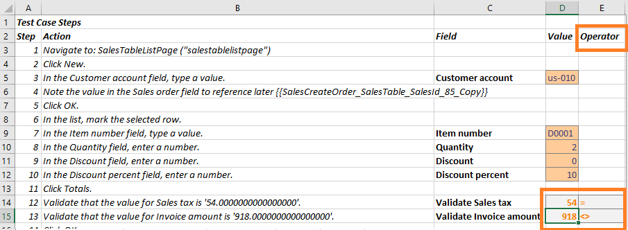 以前のバージョンの Excel での検証。