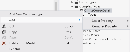 Add Properties to Complex Type