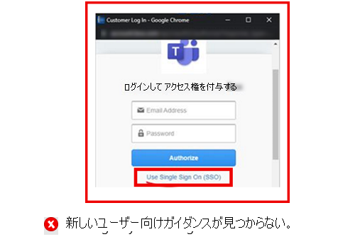 図は、セットアップ時にデッドエンドがあるタブの例を示しています。