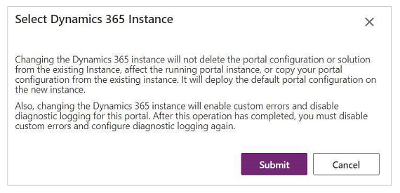 Dynamics 365 ソリューションの更新を送信します。