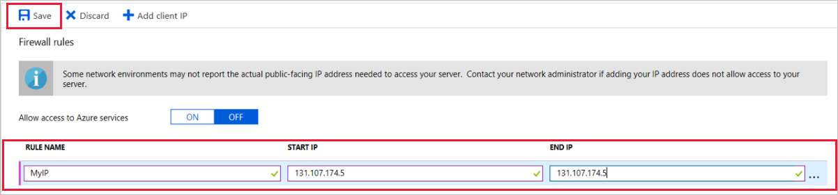 Azure Database for PostgreSQL - Create Firewall Rule