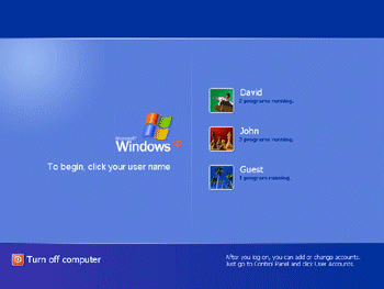 figure 6. windows xp product tour