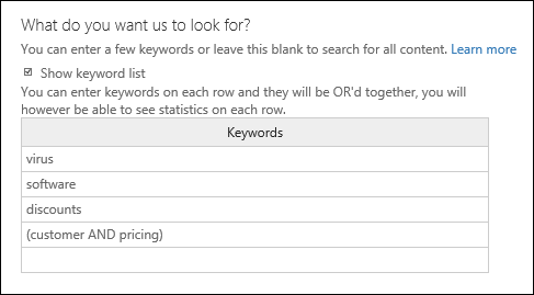 キーワード リストの正しい書式設定方法 (チェックボックスをオンにしてからリストを貼り付ける)