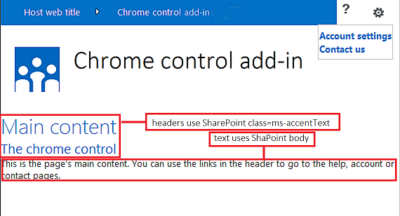 ページで使用される SharePoint Web サイト スタイルシート