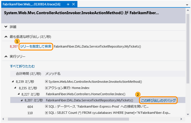 Start debugging from method call