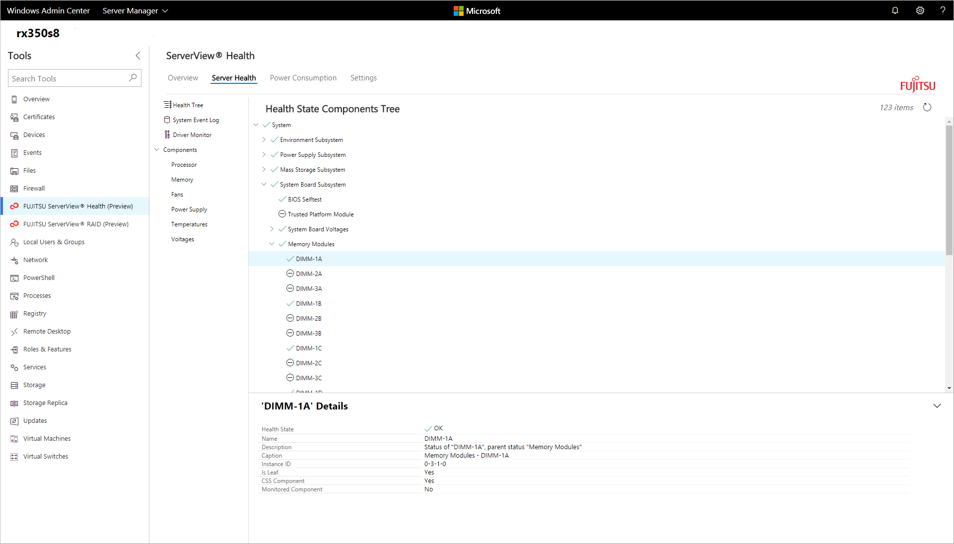 Fujitsu ServerView 拡張機能