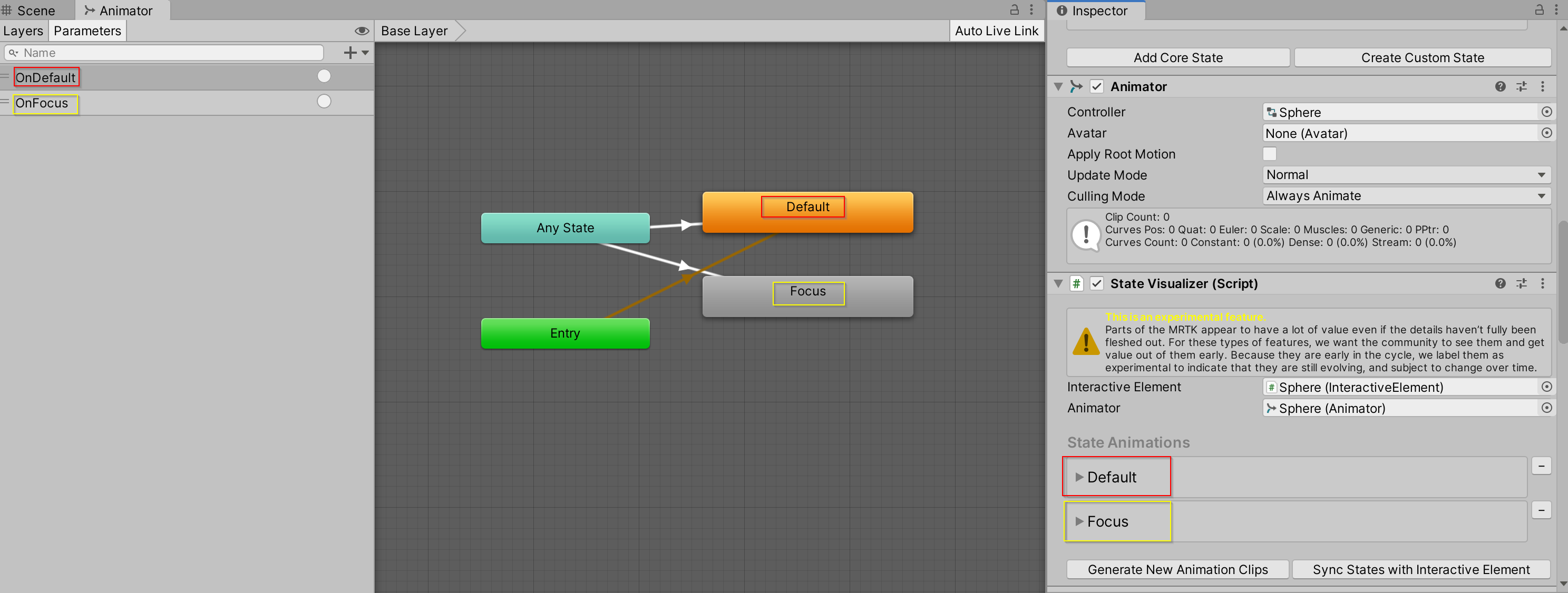 Unity ステート マシン