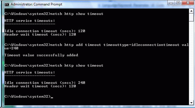 netsh http コマンド ウィンドウ