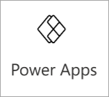 도구 상자의 Power App 카드 아이콘 스크린샷