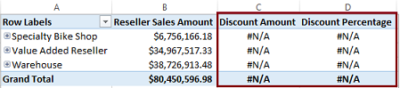 셀을 사용할 수 없음으로 표시된 Excel