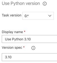 Azure DevOps set python 버전 2