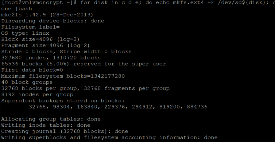 ext4 파일 시스템 만들기