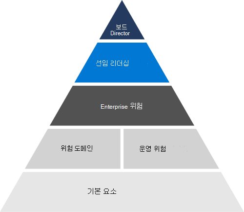 위험 관리 구조.