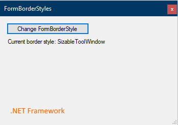 .NET Framework 기본 컨트롤 글꼴