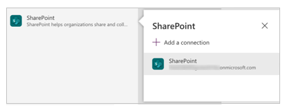 SharePoint 연결.