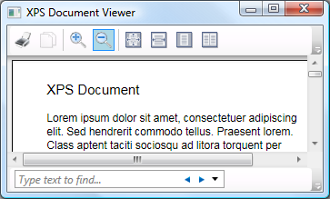 DocumentViewer 컨트롤 내의 XPS 문서