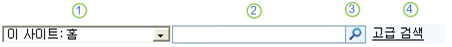 Office SharePoint Server의 사이트 수준 검색 상자