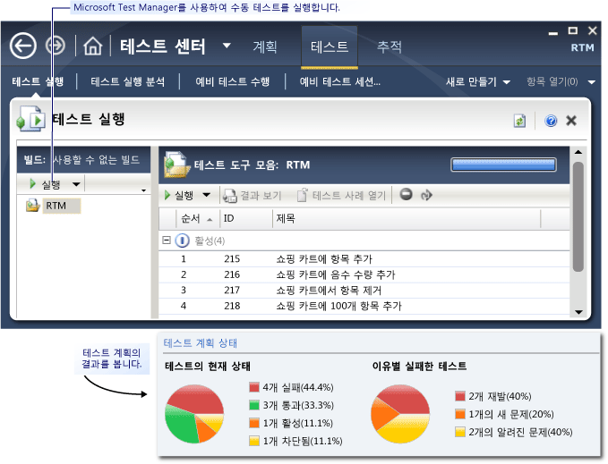 수동 테스트 실행