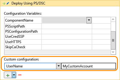 Set a custom configuration value