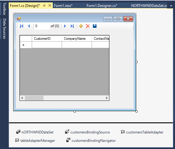 GridView with BindingNavigator