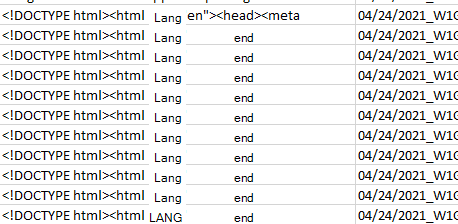 Google 오류 보고서에 HTML 코드 포함 